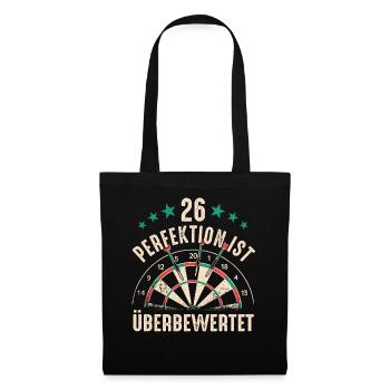 Dart Darts Dart Player Dart Sport - Tote Bag - black - Front