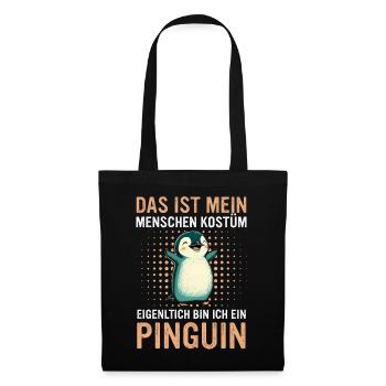 Pingouin, petits pingouins, manchot empereur - Sac en tissu - noir - Devant