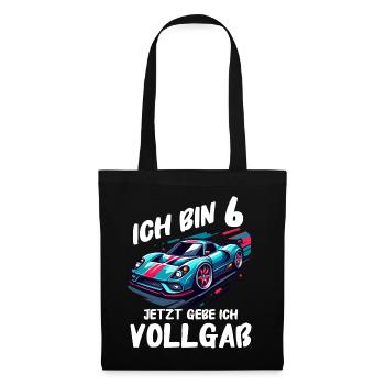 Birthday Gift 6 Years Birthday Boy - Tote Bag - black - Front
