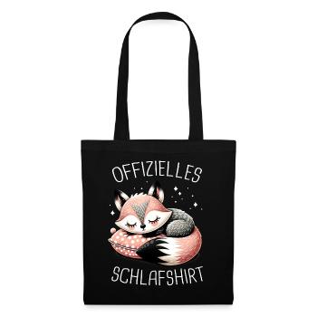 fox, foxes, wild animal, forest animal, red fox - Tote Bag - black - Front