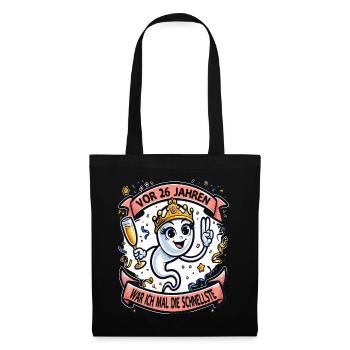 26 Years Ago I Was The Fastest Woman - Tote Bag - black - Front