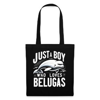 Beluga Whale Ocean Belugas Whales - Tote Bag - black - Front