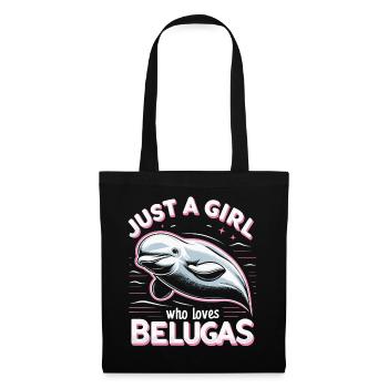 Beluga Whale Ocean Belugas Whales - Tote Bag - black - Front