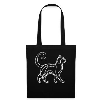 Cat, Cat Lover, Cat Owner, Kitten - Tote Bag - black - Front