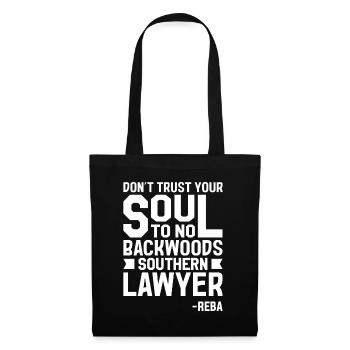 Do not trust a lawyer from the south - Tote Bag - black - Front