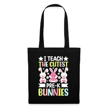 Easter Bunny Little Cute Bunny - Tote Bag - black - Front