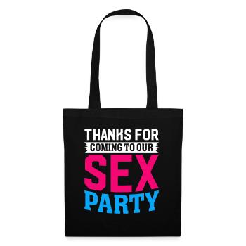 Gender Reveal Geschlechtsenthüllung Boy or Girl - Tote Bag - black - Front