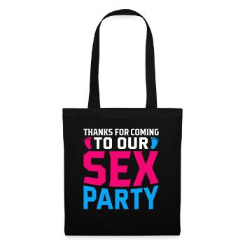 Gender Reveal Geschlechtsenthüllung Boy or Girl - Tote Bag - black - Front