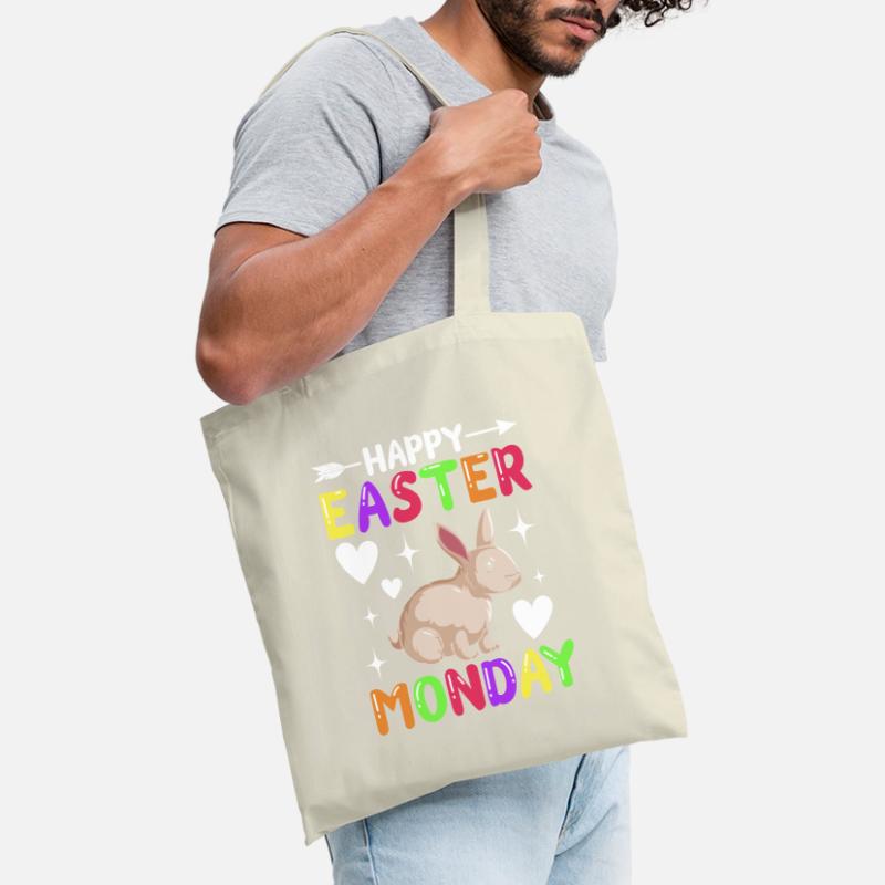 Happy Easter Monday! Easter Easter Eggs Easter Bunny Tote Bag