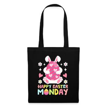 Happy Easter Monday! Easter Easter Eggs Easter Bunny - Tote Bag - black - Front