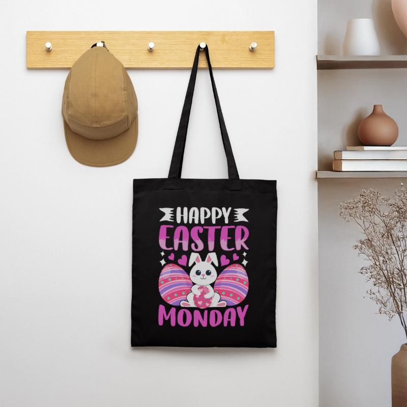 Happy Easter Monday! Easter Easter Eggs Easter Bunny Tote Bag