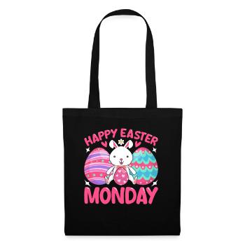 Happy Easter Monday! Easter Easter Eggs Easter Bunny - Tote Bag - black - Front