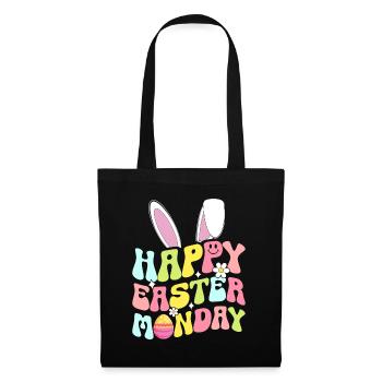 Happy Easter Monday! Easter Easter Eggs Easter Bunny - Tote Bag - black - Front