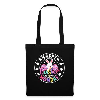 Happy Easter Monday! Easter Easter Eggs Easter Bunny - Tote Bag - black - Front