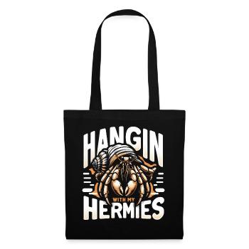 Crab Hermit Crab Crab - Tote Bag - black - Front