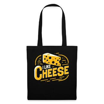 Cheese Food Amateurs de fromage - Sac en tissu - noir - Devant