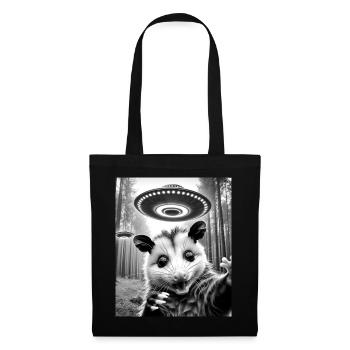 Opossum Possum Animal - Tote Bag - black - Front