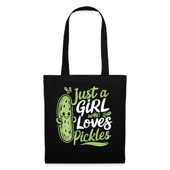 Cucumber, Pickle, Pickle, Food Dill - Tote Bag - black - Front