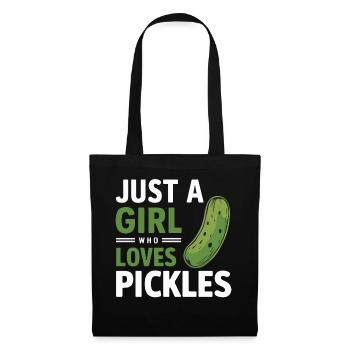 Cucumber, Pickle, Pickle, Food Dill - Tote Bag - black - Front
