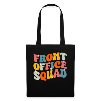 Secrétaire de l’école Front Office - Sac en tissu - noir - Devant