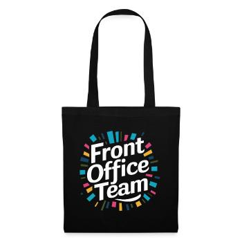 Secrétaire de l’école Front Office - Sac en tissu - noir - Devant