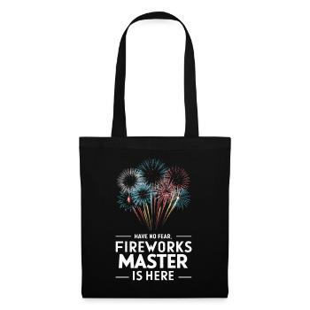 Pyrotechnicien Pyrotechnie des feux d’artifice - Sac en tissu - noir - Devant