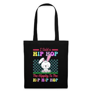Happy Easter with the Easter Bunny - Tote Bag - black - Front