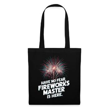 Pyrotechnicien Pyrotechnie des feux d’artifice - Sac en tissu - noir - Devant