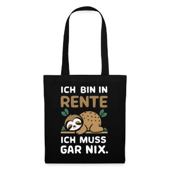 Pension de retraite Pension de retraite Pension de retraite - Sac en tissu - noir - Devant