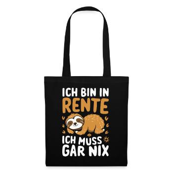 Pension de retraite Pension de retraite Pension de retraite - Sac en tissu - noir - Devant