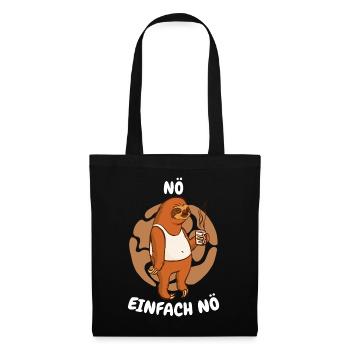 Sloth Sloths Animal Sleeping Lazy - Tote Bag - black - Front