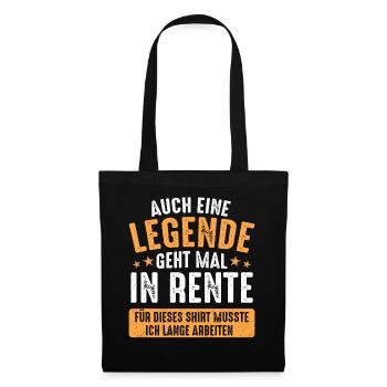 Pension de retraite Pension de retraite Pension de retraite - Sac en tissu - noir - Devant