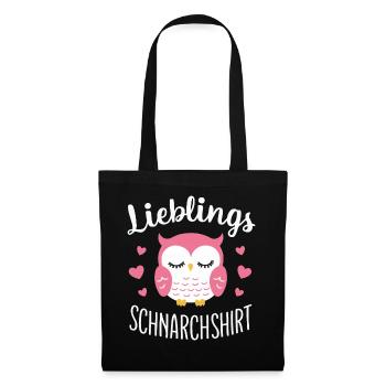 Night Owl, Owl, Owl, Bird - Tote Bag - black - Front