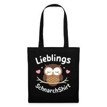 Night Owl, Owl, Owl, Bird - Tote Bag - black - Front