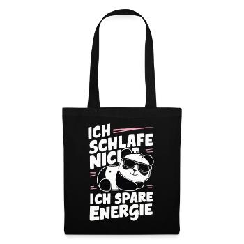 Panda Panda Bear Pandas - Tote Bag - black - Front