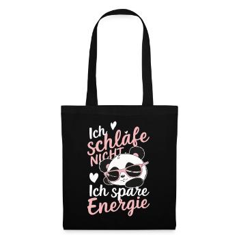 Panda Panda Bear Pandas - Tote Bag - black - Front
