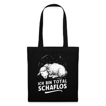 sheep, flock of sheep, farm, farmer, shepherd - Tote Bag - black - Front
