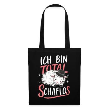 sheep, flock of sheep, farm, farmer, shepherd - Tote Bag - black - Front