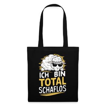 sheep, flock of sheep, farm, farmer, shepherd - Tote Bag - black - Front