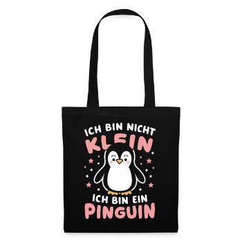 Pinguin Zwergpinguine Kaiserpinguin - Stoffbeutel - Schwarz - Vorne