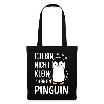 Pinguin Zwergpinguine Kaiserpinguin - Stoffbeutel - Schwarz - Vorne