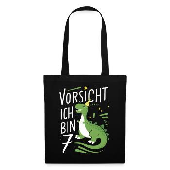 Birthday Gift 7 Years Birthday Boy - Tote Bag - black - Front