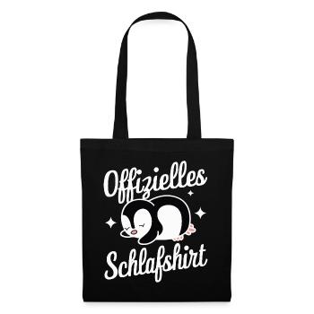 Pinguin Zwergpinguine Kaiserpinguin - Stoffbeutel - Schwarz - Vorne