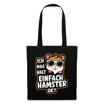 Hamster Golden Hamster Dwarf Hamster - Tote Bag - black - Front