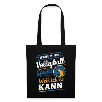 Volleyball Beach volleyball Sports Volleyball players - Tote Bag - black - Front