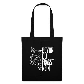 Cat Kitten Male Animal Cats - Tote Bag - black - Front