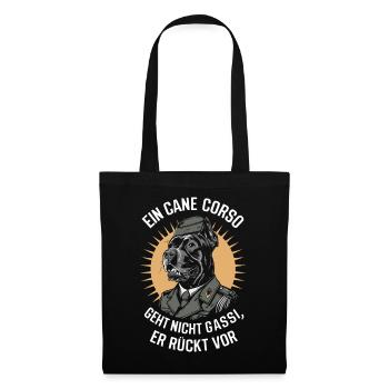 Chiens Cane Corso Italiano Chien - Sac en tissu - noir - Devant