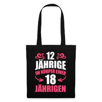 Birthday Gift 18 Years Birthday Boy - Tote Bag - black - Front