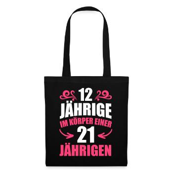Birthday Gift 21 Years Birthday Boy - Tote Bag - black - Front