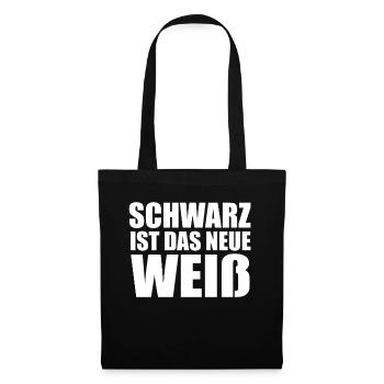 Lustig Srkastisch Ironie Schwarze Edition - Stoffbeutel - Schwarz - Vorne